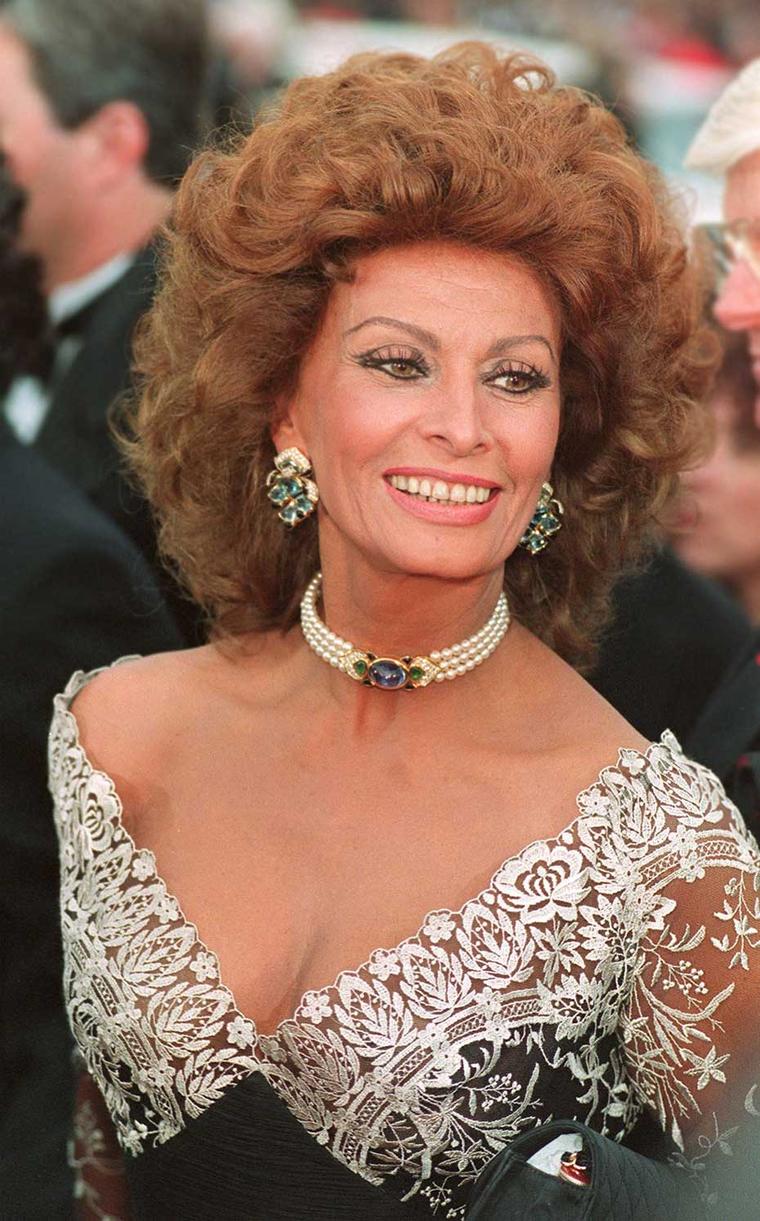 Celebrity fans of the Marina B brand include screen legend Sophia Loren, pictured at the 65th Annual Academy Awards in 1993 wearing a pearl collar similar to the one that will be auctioned by Bonhams Hong Kong.