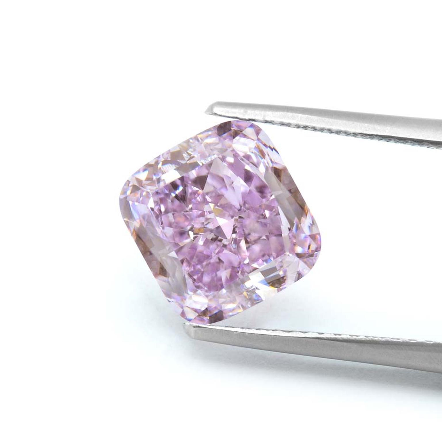 Christened the Purple Orchid thanks to its intense colour, which mimics that of a purple orchid in full bloom, the 3.37ct purple diamond was mined in South Africa and cut by Leibish & Co.