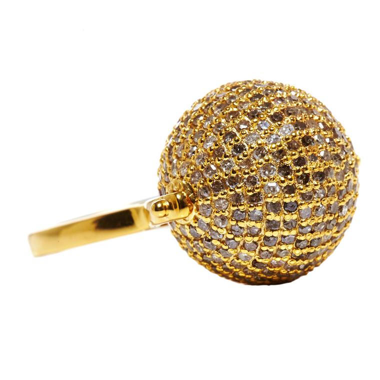 Jade Jagger Disco Ball ring, available at Stone & Strand.