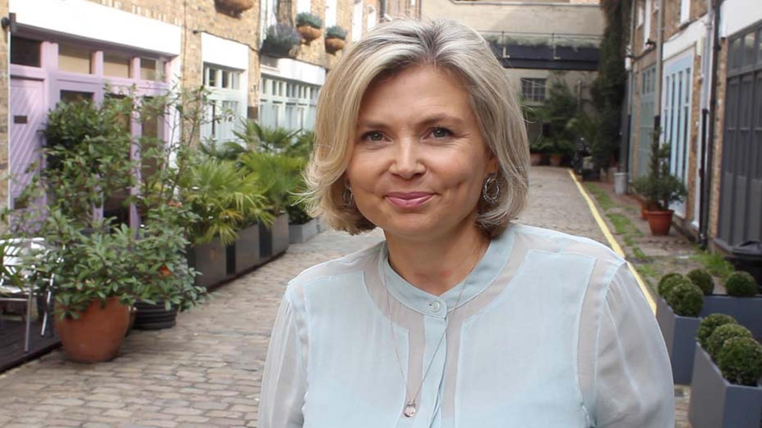 Maria Doulton arrives at Astley Clarke's London headquarters.