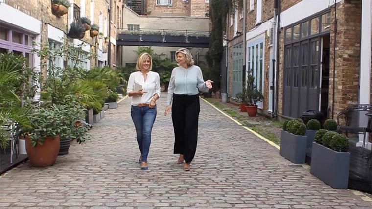 Maria Doulton is met by Bec Astley Clarke at Astley Clarke's London headquarters.