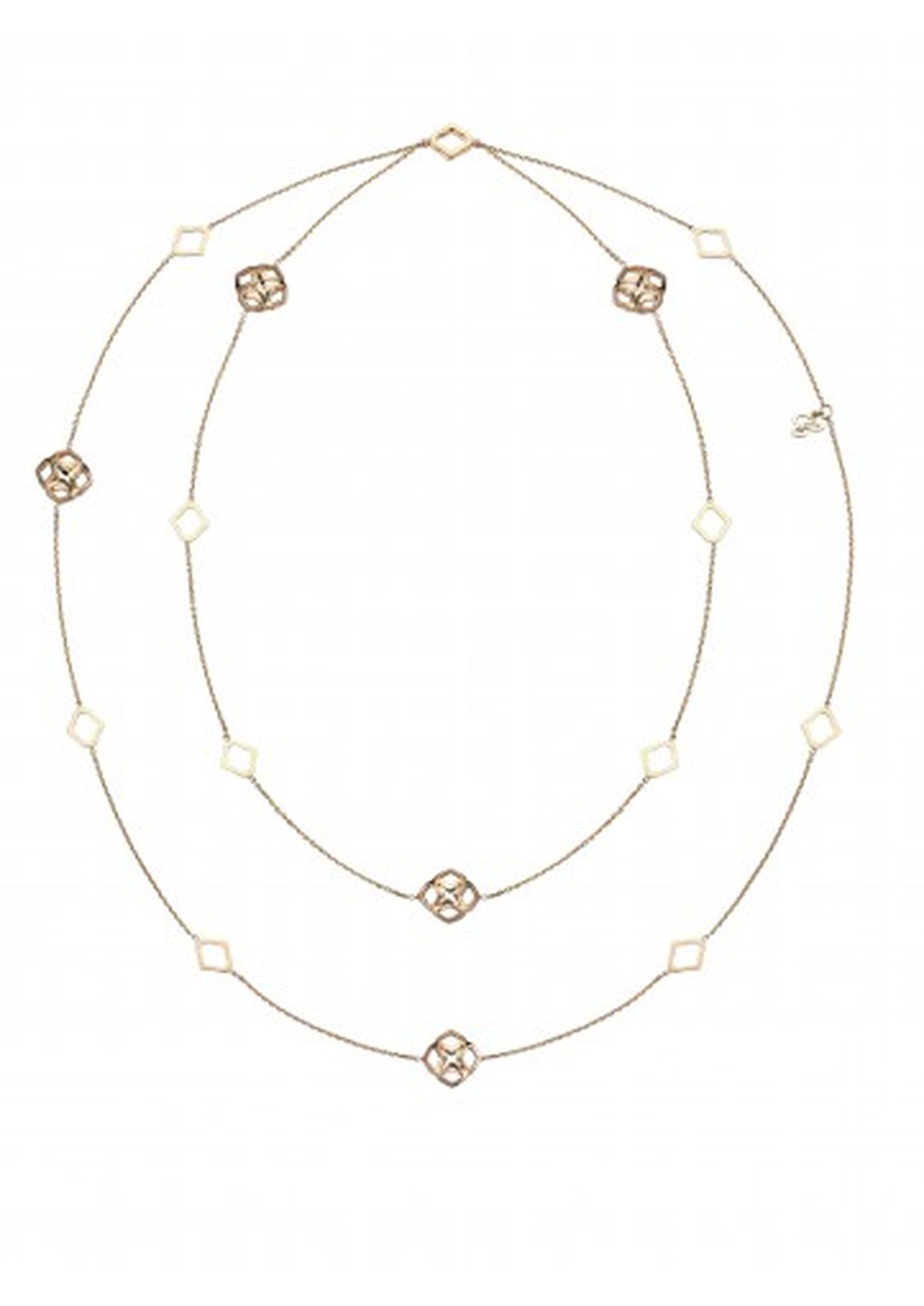 Chopard Imperiale Sautoir necklace in rose gold.