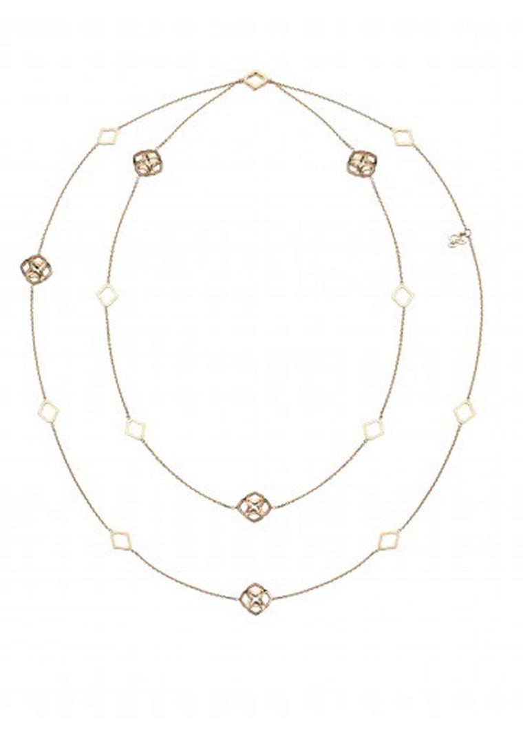Chopard Imperiale Sautoir necklace in rose gold.
