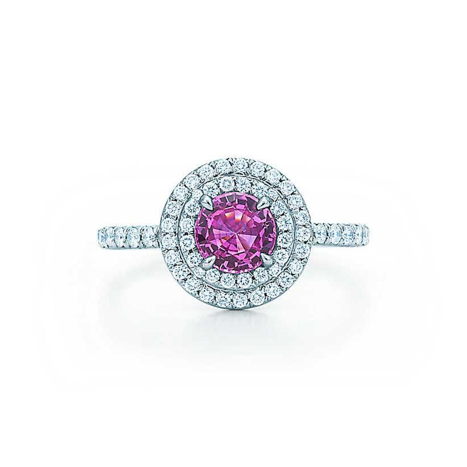 Tiffany & Co. pink sapphire and diamond Soleste ring (£5,950).