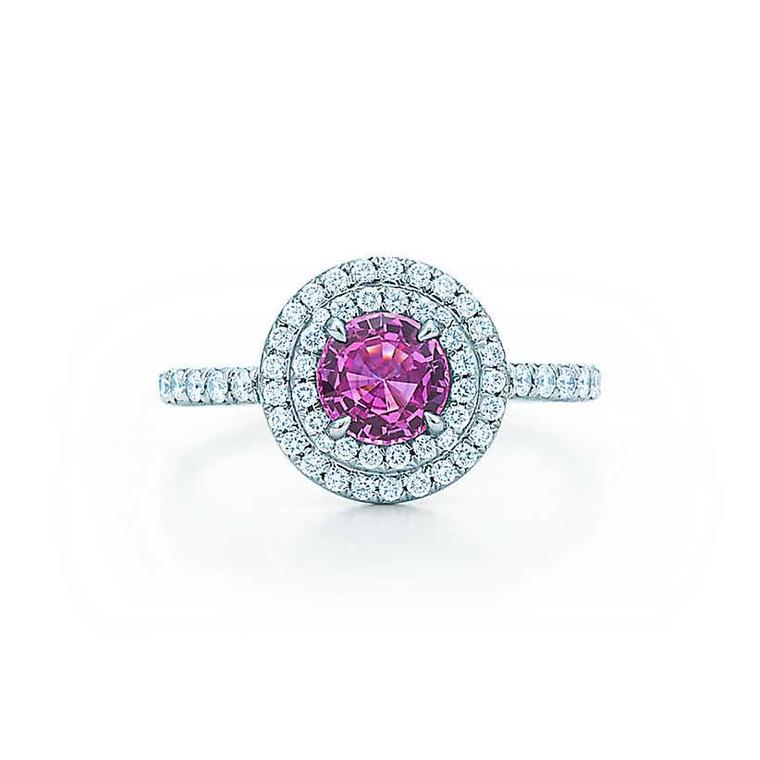 Tiffany & Co. pink sapphire and diamond Soleste ring (£5,950).