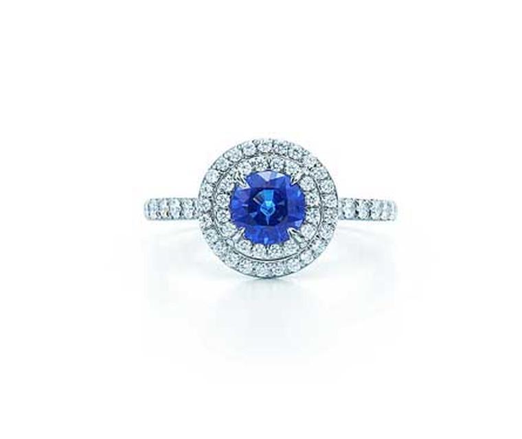 Tiffany & Co. blue sapphire and diamond Soleste ring (£6,350).