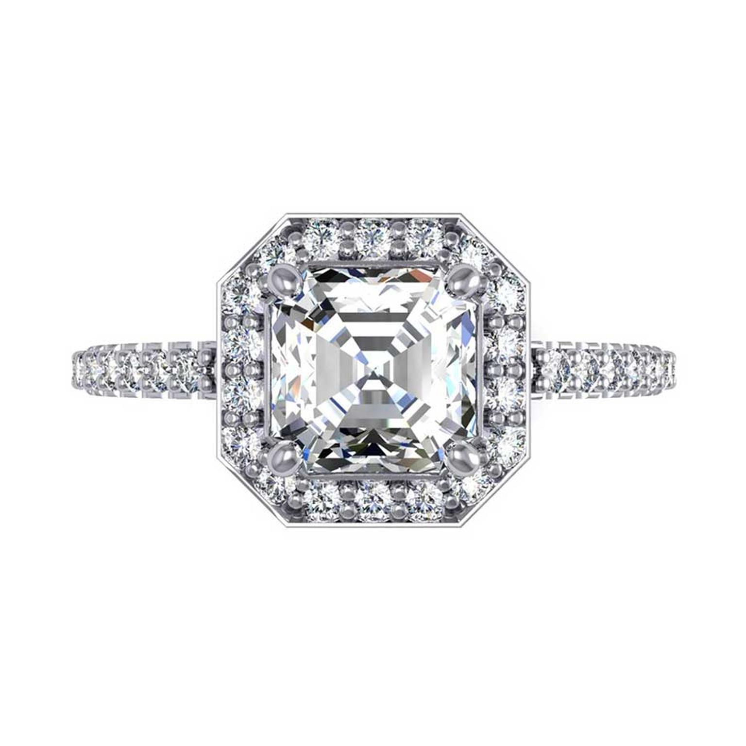 A cut above: why Asscher cut diamond engagement rings are back in the limelight