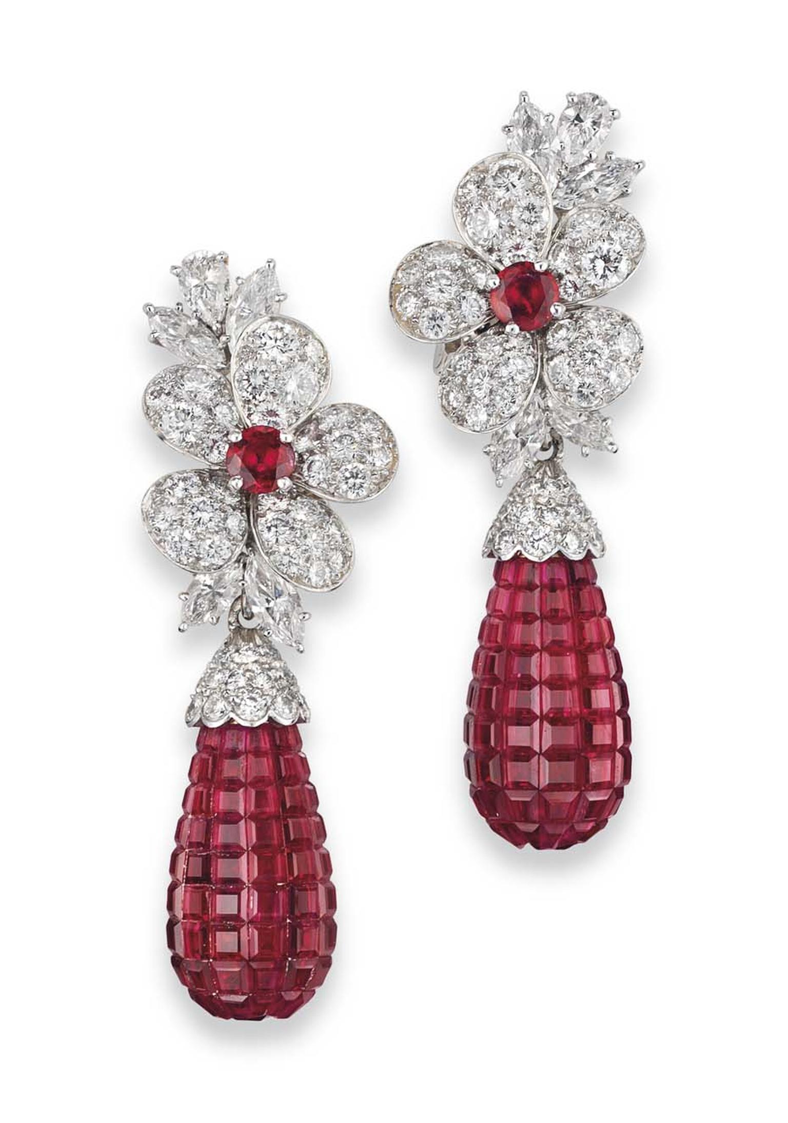 Christie's Important Jewels Sale also saw the sale of a pair of ruby and diamond earrings by Van Cleef & Arpels circa 1990, which sold for more than double their estimate, fetching £242,500 (estimate: £80,000-100,000).