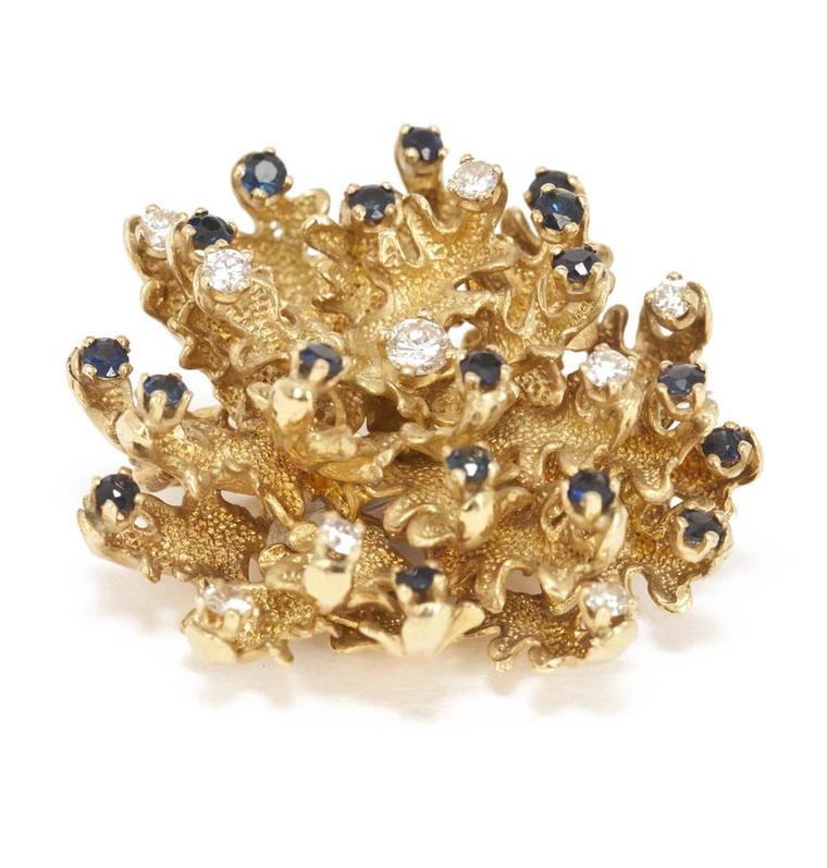 Asprey's gold and diamond brooch circa 1966.