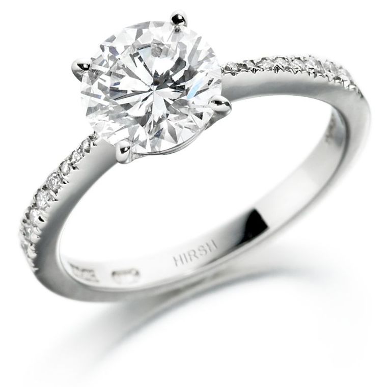 Round brilliant diamond engagement rings: unrivalled in popularity and ...