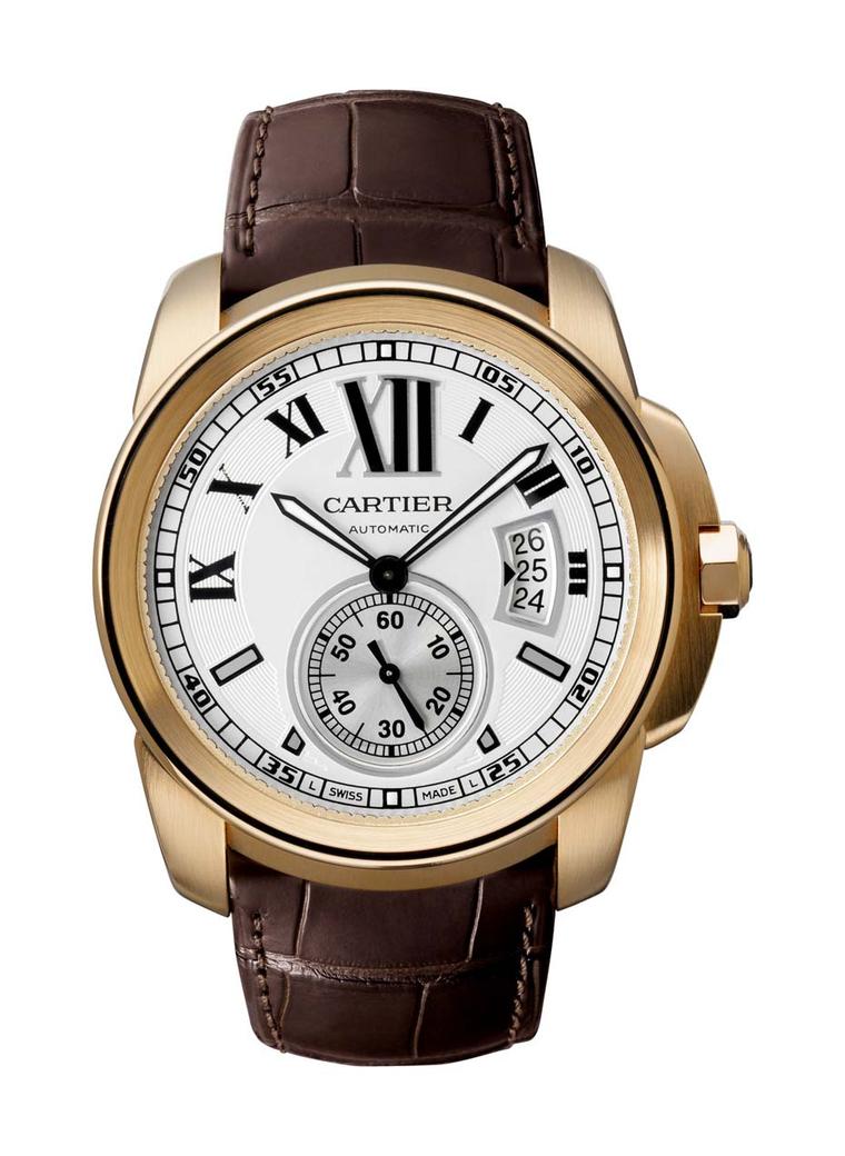 The new Calibre de Cartier features the first in-house made automatic movement, Caliber 1904 MC.