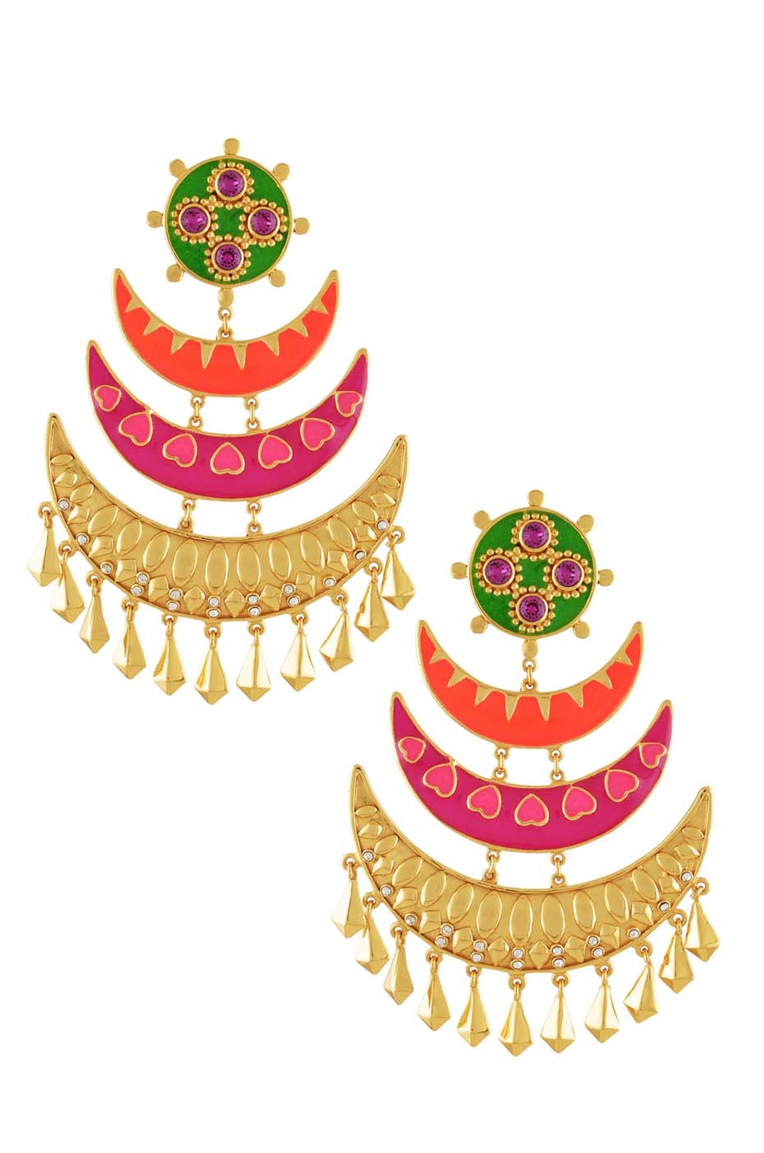 Jasper earrings from the Amrapali and Manish Arora AW 2014-15 collection.