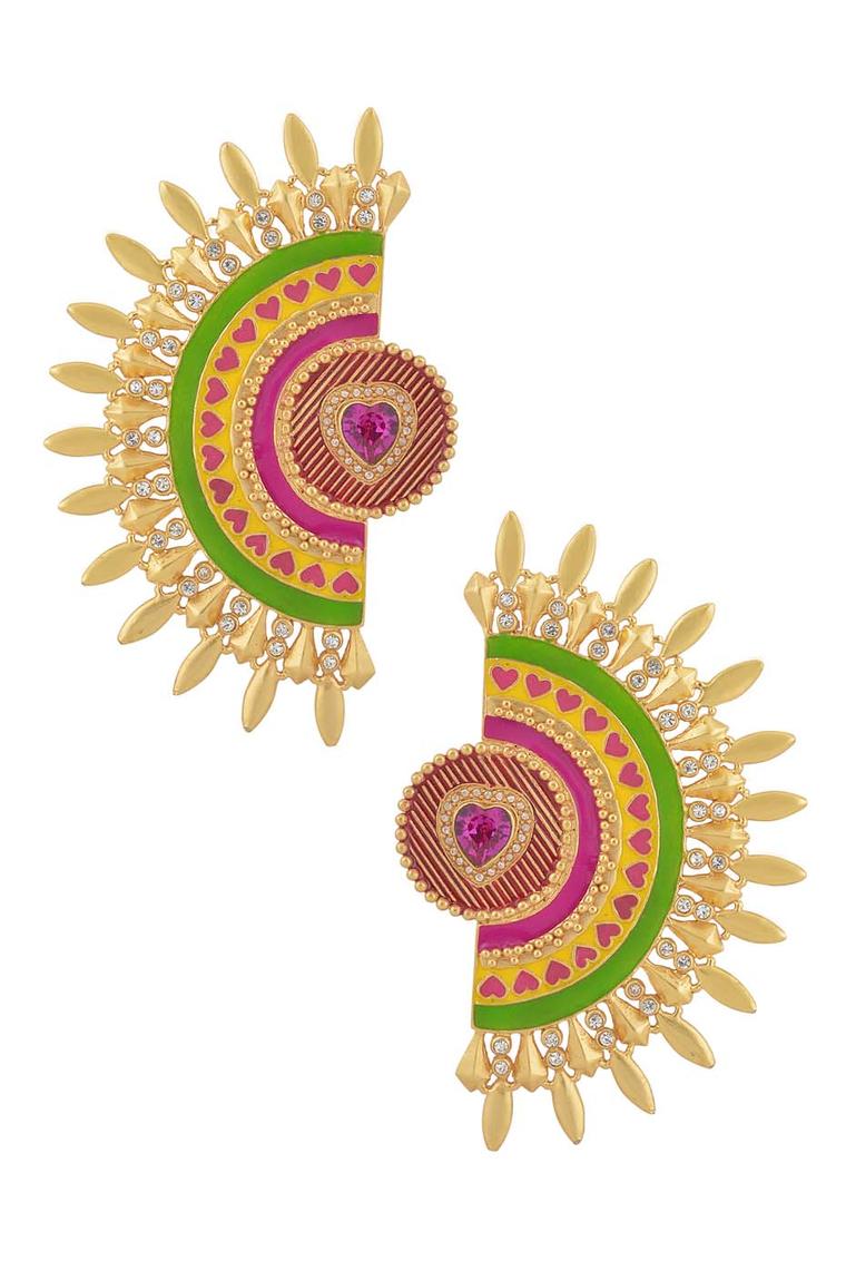 Amrapali and Manish Arora AW 2014-15 collection Rhea earrings.