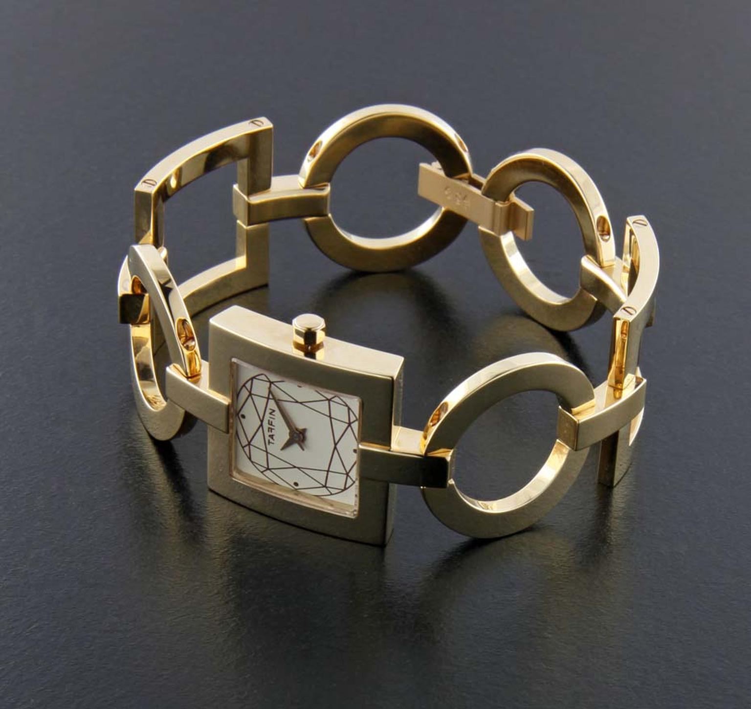James de Givenchy Taffin rose gold Stella watch.
