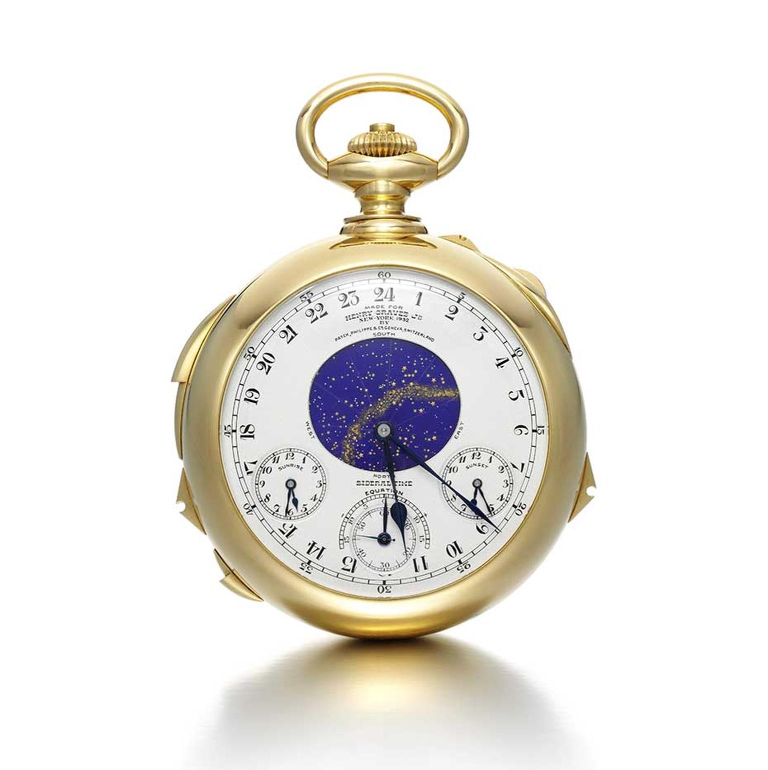 Patek Philippe Henry Graves Supercomplication pocket watch