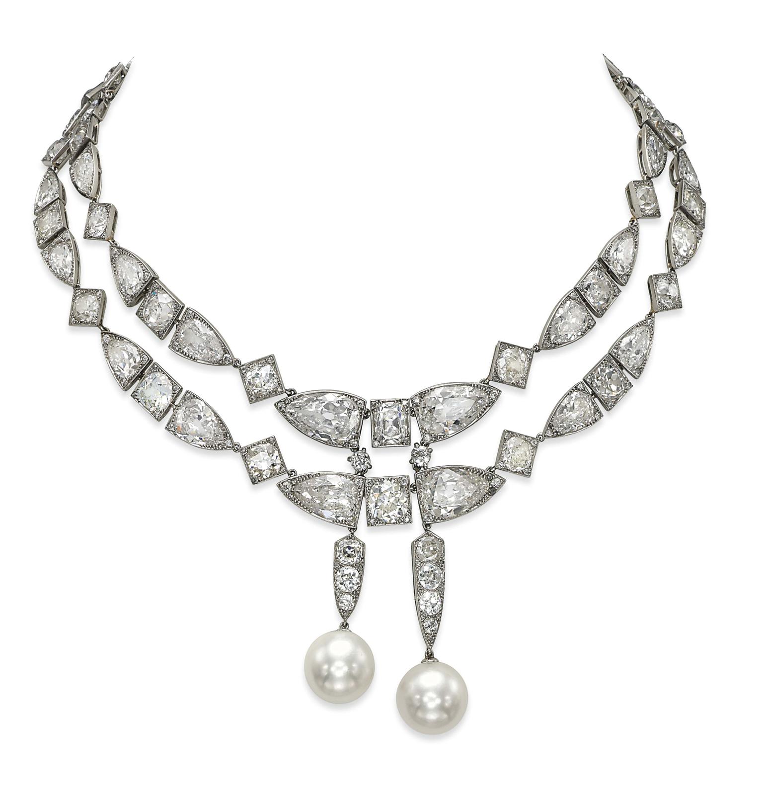 Also of note is an Art Deco natural pearl and diamond necklace from the private collection of Baroness Edouard de Rothschild, which sold for $5.19 million, more than five times its pre-sale estimate.