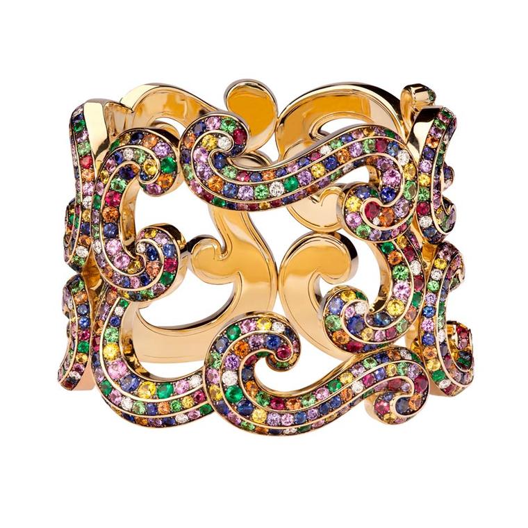 Fabergé Rococo Lace Multi-Coloured bangle.