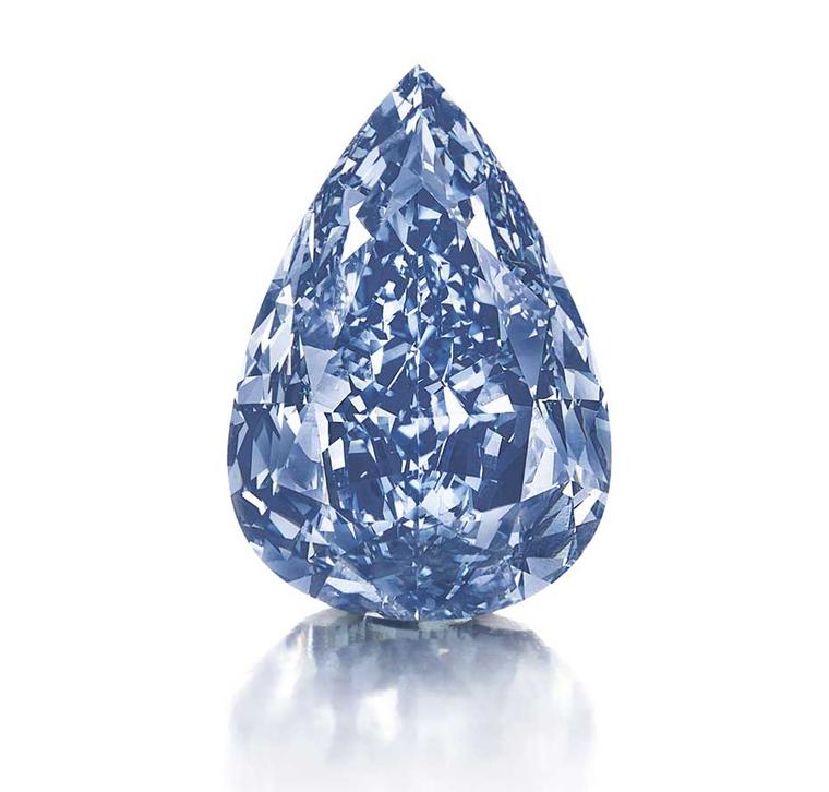 Harrods hosts a rare guest this month: the Winston Blue diamond
