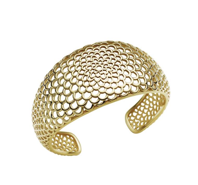 Jan Logan gold Gaudi cuff ($2,250 AUD).