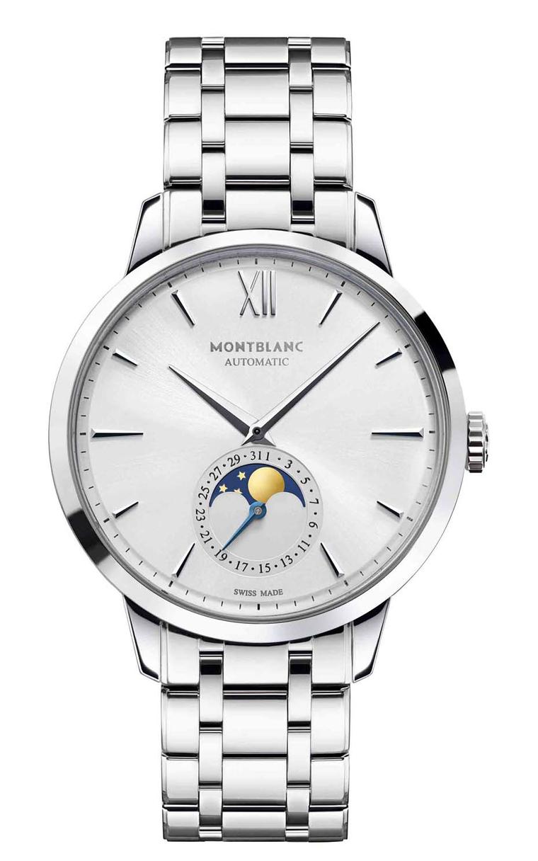 Montblanc released its Meisterstück Heritage Collection to rave reviews earlier this year, including the elegant Montblanc Heritage Moonphase watch in stainless steel (£2,695).