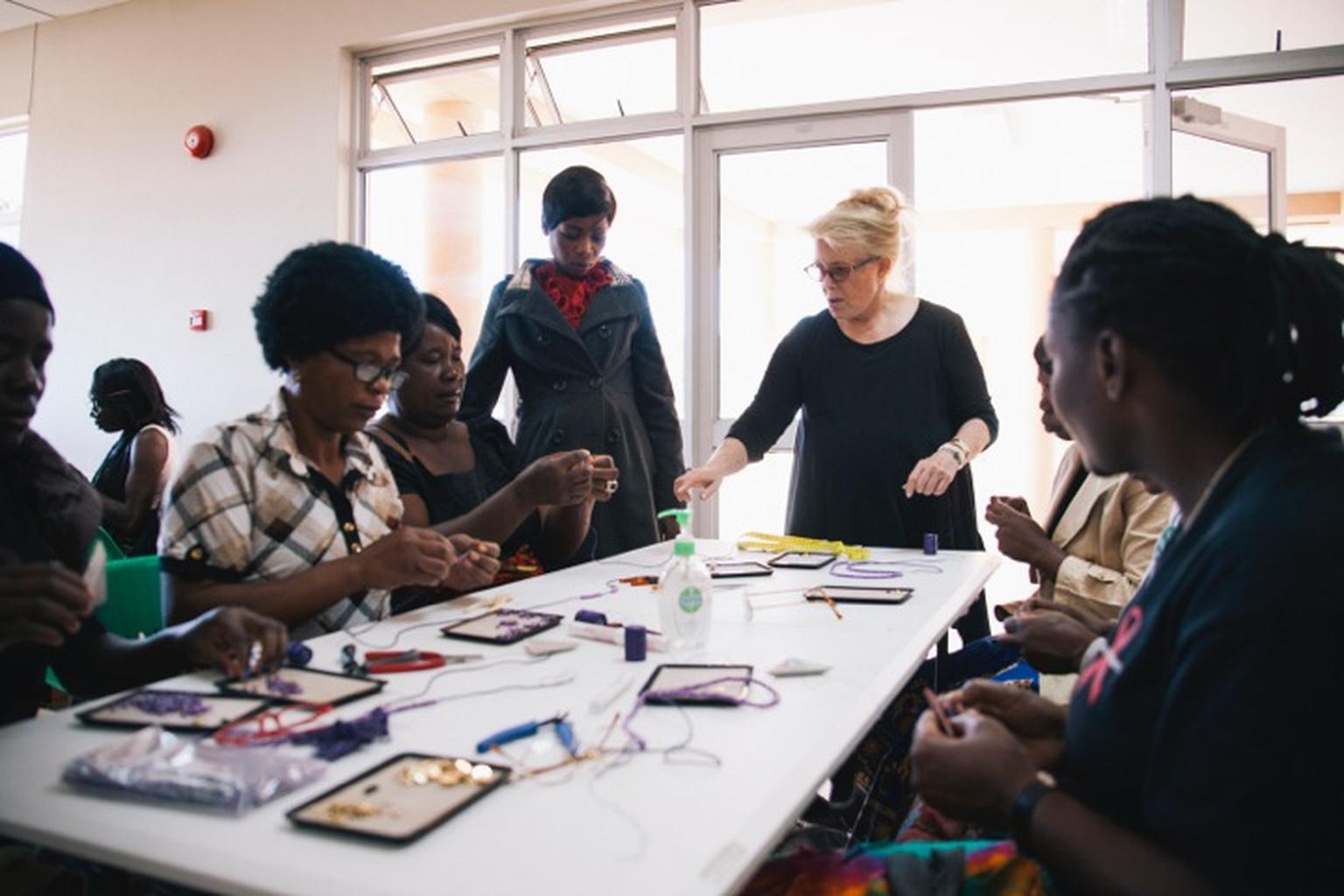 This project allows you to share a beautiful gift, made by at-risk Zambian women with the company's ethically and locally mined amethysts.