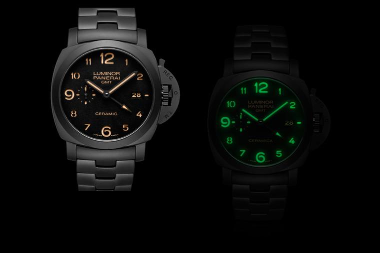 The Panerai Tuttonero Luminor watch pays tribute to a 1950 model and has been entirely forged in matte black ceramic for an impeccably sleek and silky look.