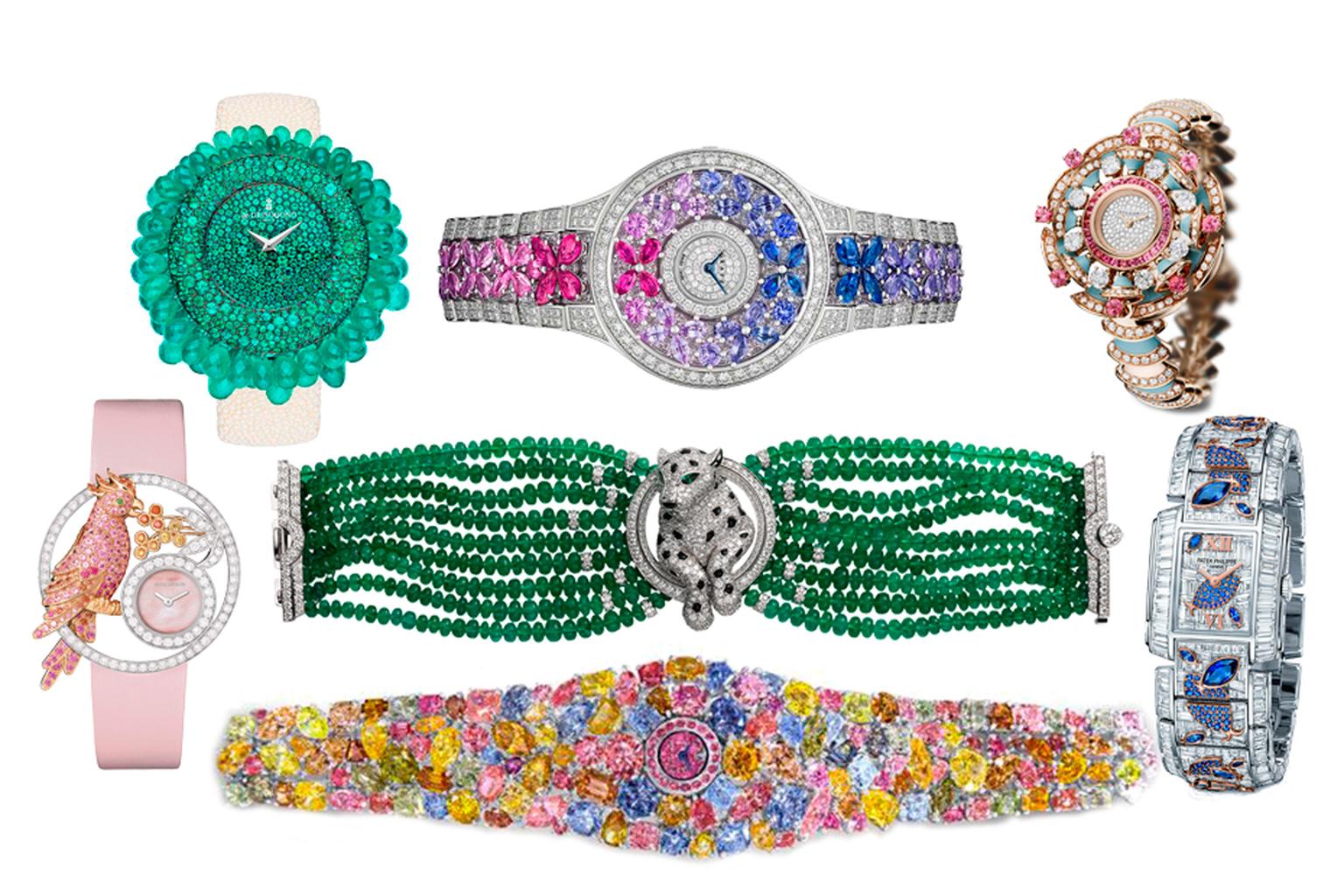 2014 was a very generous year for high jewellery watches with dazzling beauties popping up the SIHH, Baselworld and the Biennale des Antiquaires buoyed by an ever-growing appetite for coloured gemstones and diamonds. Viva 2014!