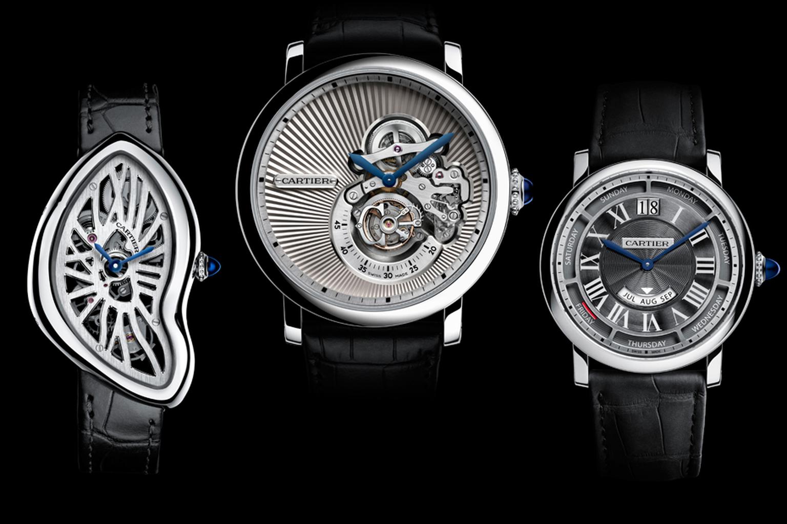 Just two weeks’ before the SIHH 2015 gets underway, Cartier watches shows the world how far it has come in the high horology game with a naked revision of its iconic Cartier Crash watch, an artistic rendition of the Rotonde de Cartier Reversed Tourbillon 