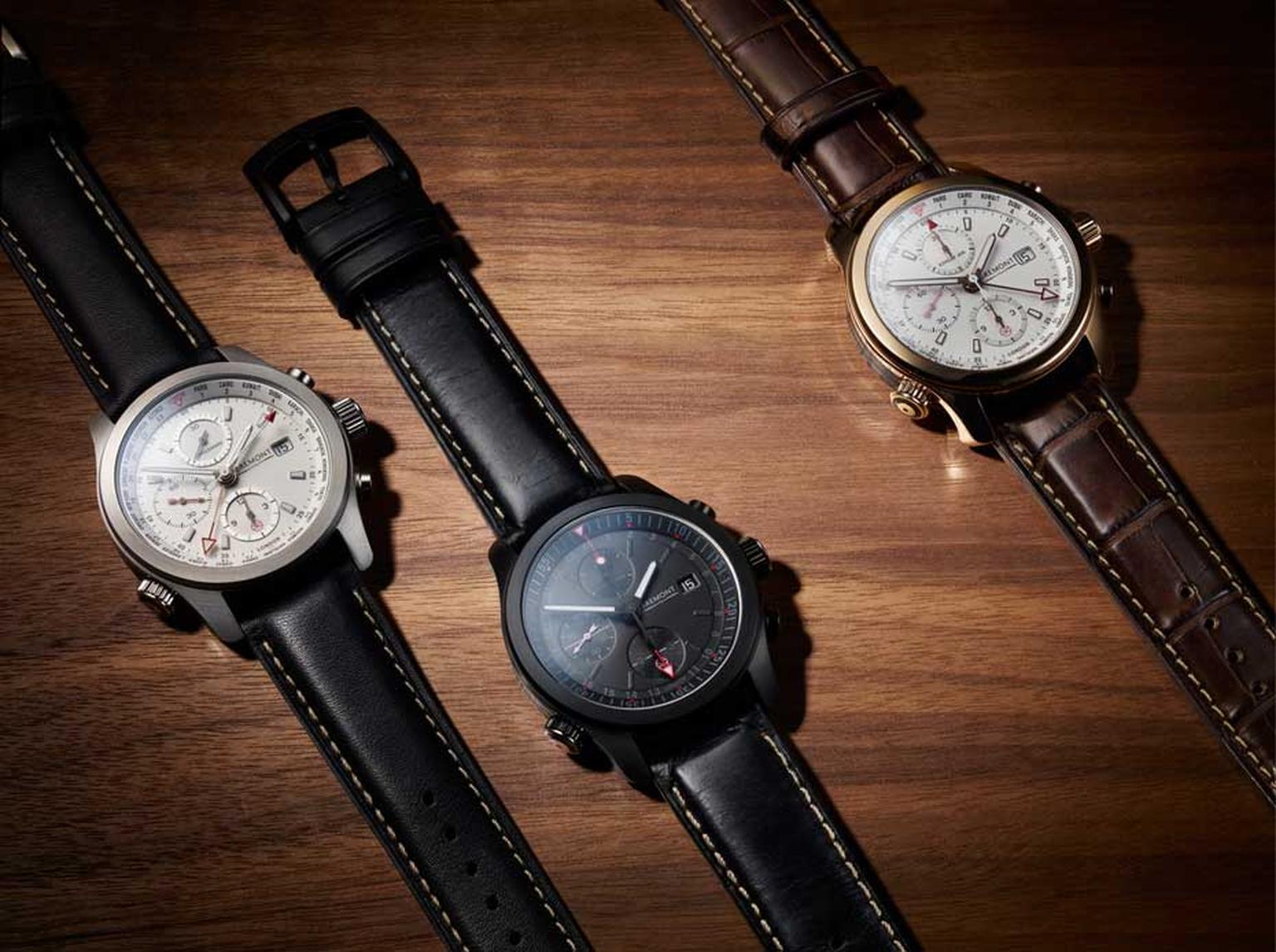 The Bremont Kingsman Special edition watch comes in rose gold, stainless steel and a black DLC coated model.