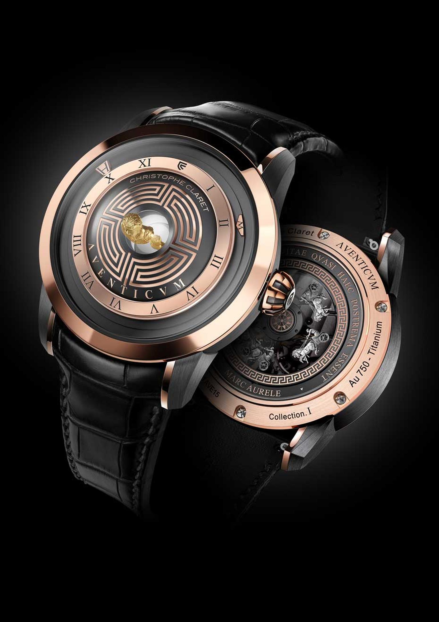 The Christophe Claret Aventicum watch is dedicated to Roman emperor Marcus Aurelius.