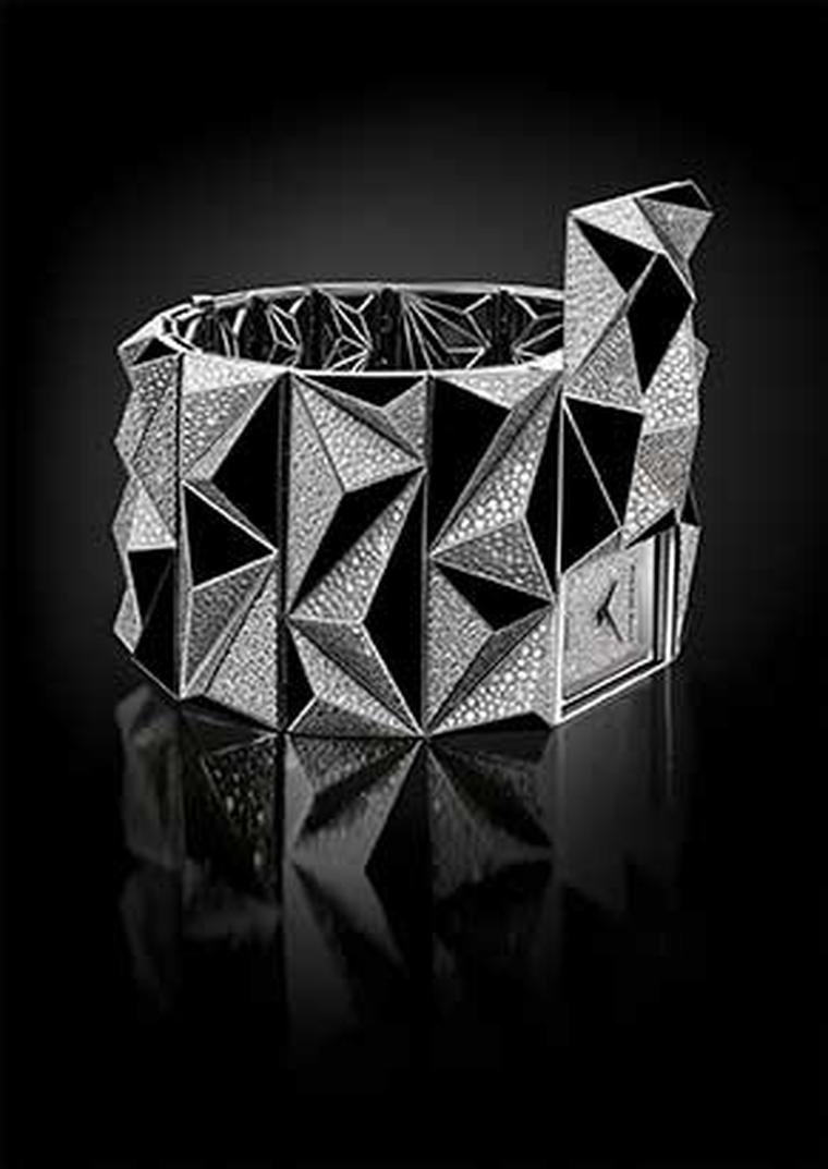 Octavio Garcia, design director of Audemars Piguet, alludes to the "subversive but creative" aspect of punk culture as the source of inspiration behind this provocative new diamond watch.