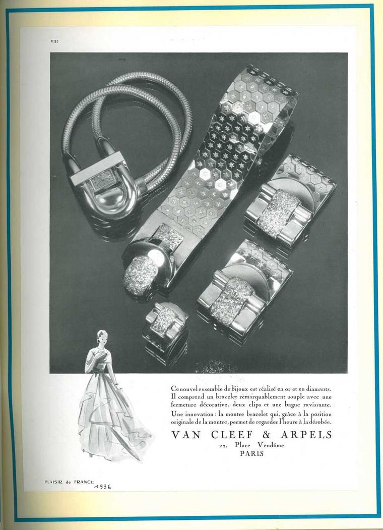 The sleek and slinky Van Cleef & Arpels Cadenas bracelet watch transports you back to the Art Deco era in which it was first launched.