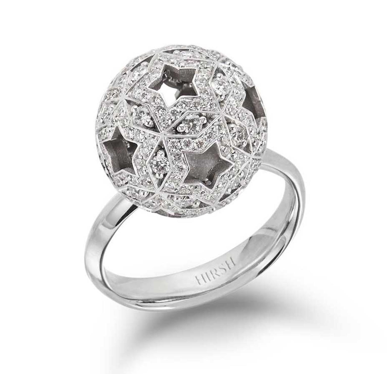 Hirsh Orion white gold and diamond ring, from the new Celestial collection.