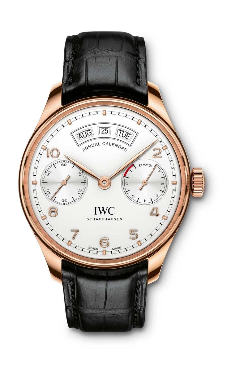 2015 heralds the Year of the Portugieser with IWC's debut of an annual calendar watch fitted with the new in-house 52850 calibre, which took engineers five years to develop.