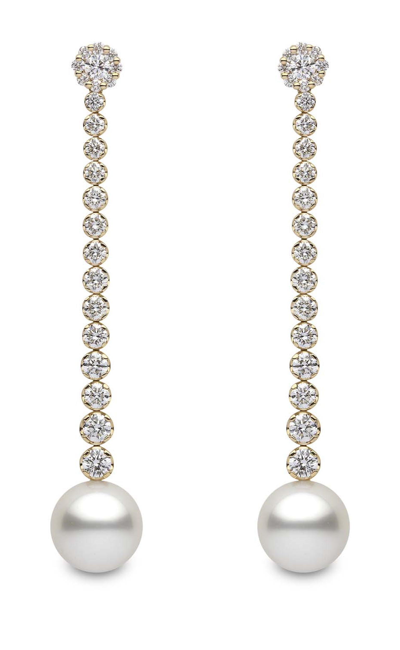 YOKO London Australian South Sea pearl earrings, as worn by actress Kara Tointon at the 2015 BAFTAs.