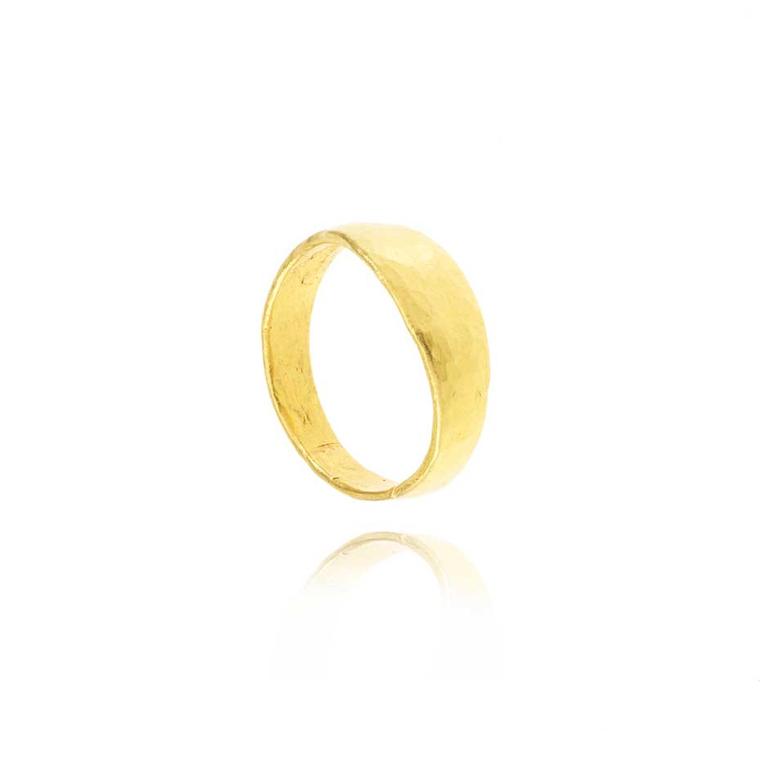 Pippa Small's ethical wedding bands are made using Fairtrade gold sourced from mines in Bolivia and Peru.