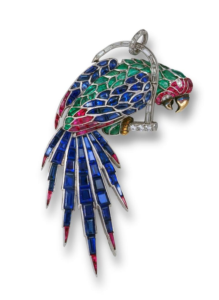 Masterpiece-Symbolic and Chase_Parrot Brooch