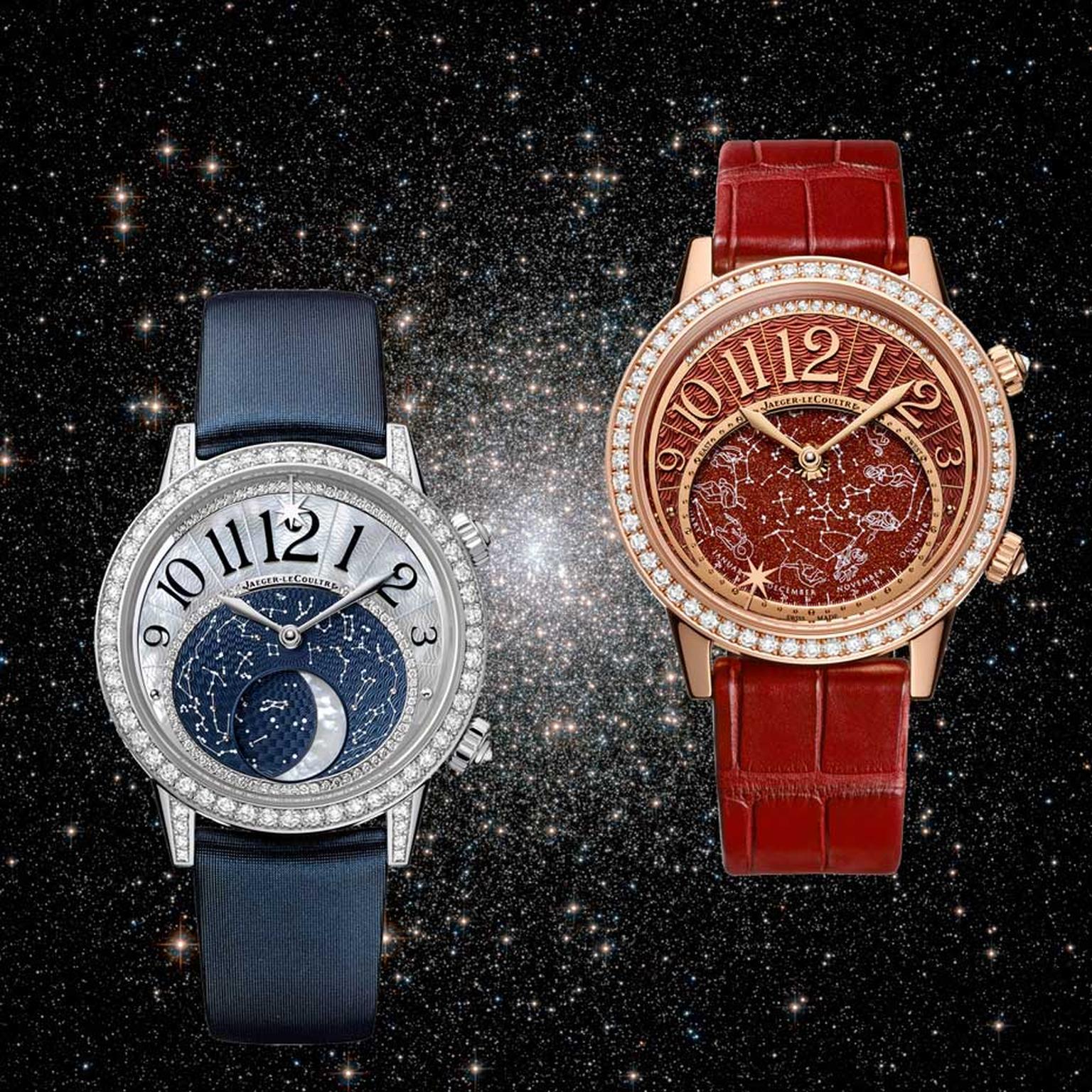 Celebrating astronomy this year, Jaeger-LeCoultre watches has made a date with the biggest star of them all for its Rendez-Vous Celestial, which captures the fiery light of the Sun, and with the soft glow of the Moon with the Rendez-Vous Moon.