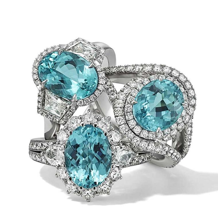 Hans D. Krieger is one of the few high jewellery houses still producing new designs set with impressive Brazilian Paraiba tourmalines.