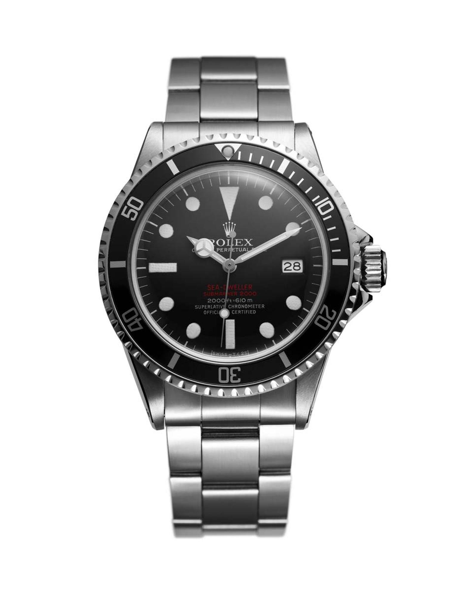 Rolex Sea-Dweller 1967 was a professional dive watch able to fathom depths of up to 600 metres.