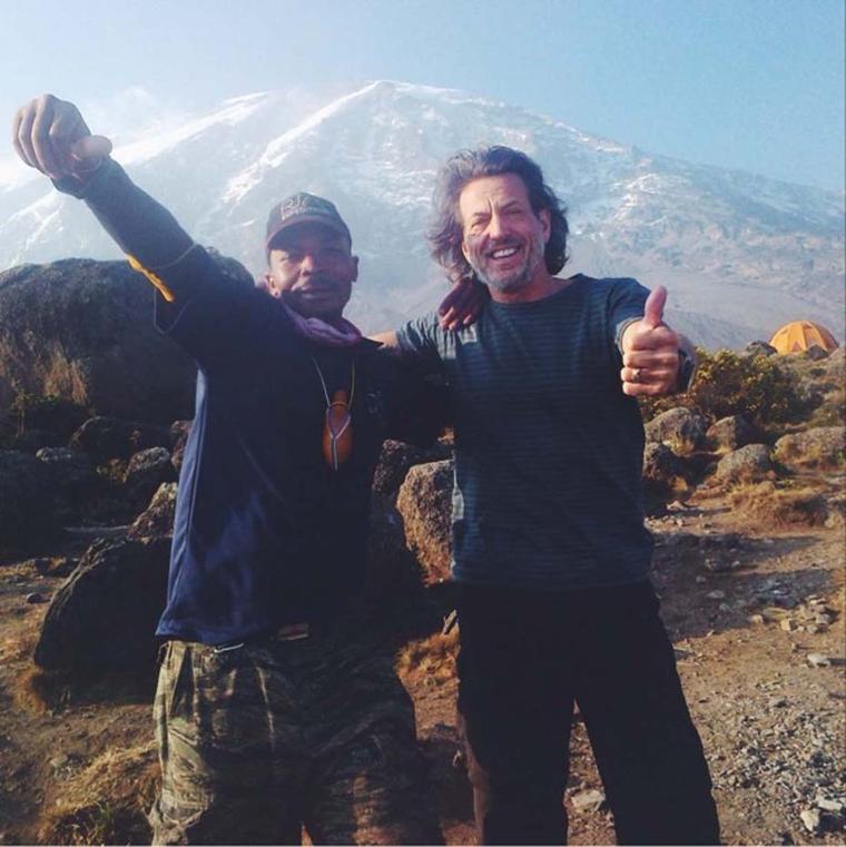 Designer Stephen Webster shares not just his jewellery designs with his 22,000 followers, but also a mix of personal shots, like this one of him climbing Mount Kilimanjaro for charity. Image: @stephenwebsterjewellery Instagram