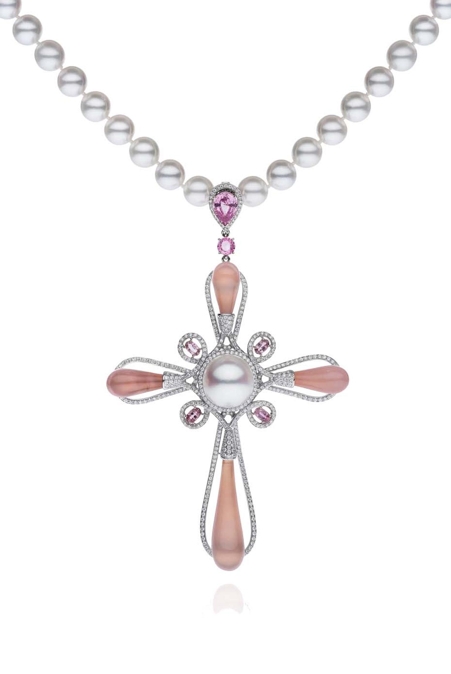 Autore jewellery launched the new Rose Cut collection at Baselworld 2015, including this beautiful pearl necklace.