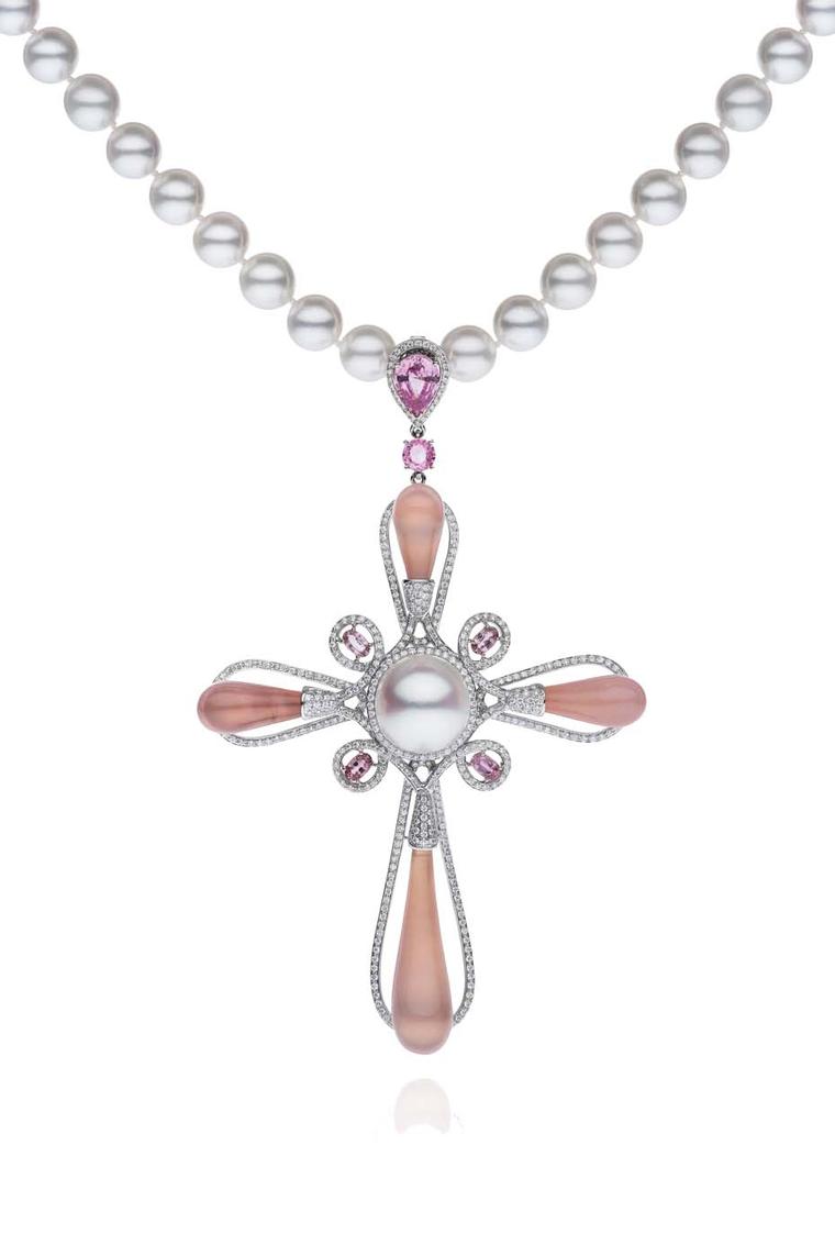 Autore jewellery launched the new Rose Cut collection at Baselworld 2015, including this beautiful pearl necklace.