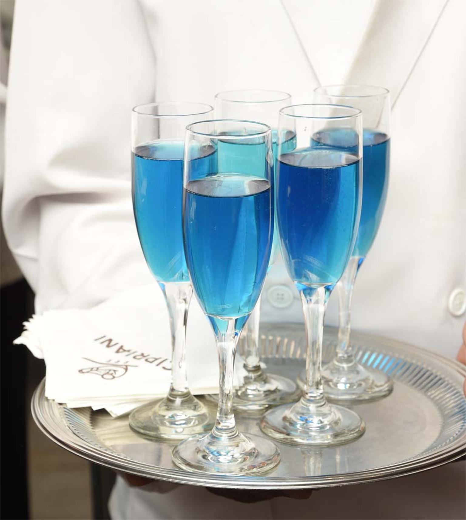 The atmosphere was Timeless Blue at the opening of Buccellati's flagship store in New York.