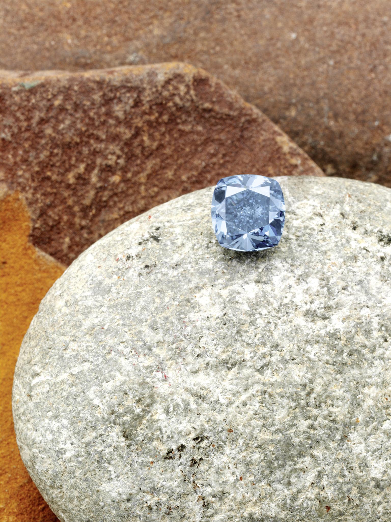 The Star of Josephine, a 7 carat, internally flawless, fancy vivid blue diamond recovered from Cullinan by Petra Diamonds - a leading independent diamond mining group and supplier of rough diamonds.