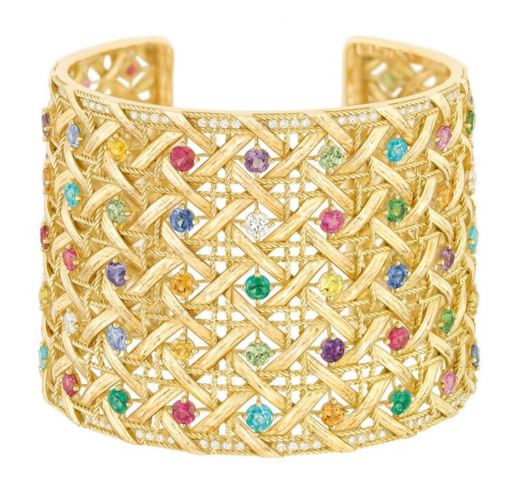 My-Dior-Cuff-Yellow-gold-and-coloured-stones