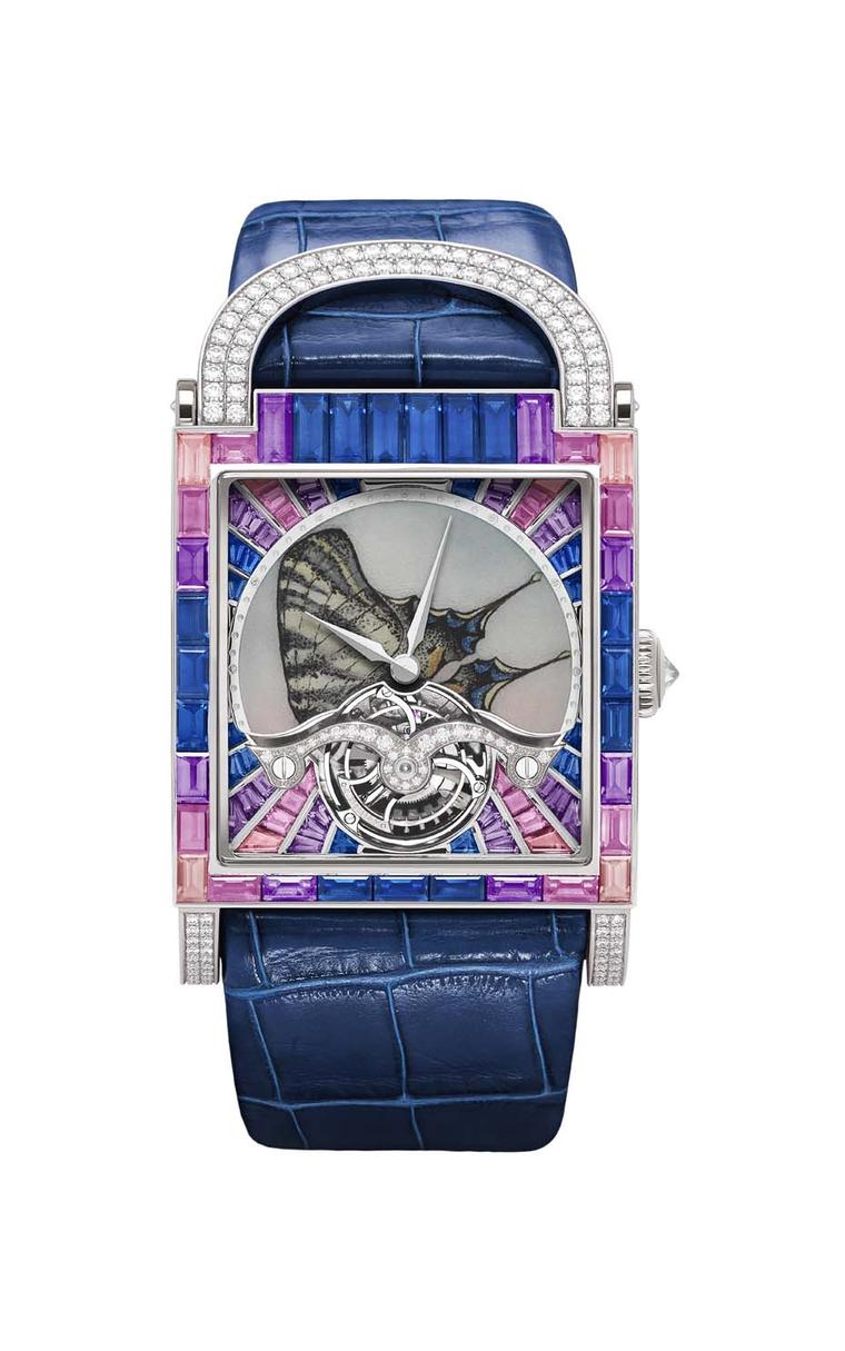 DeLaneau Dôme Tourbillon Butterfly Le Flambé watch