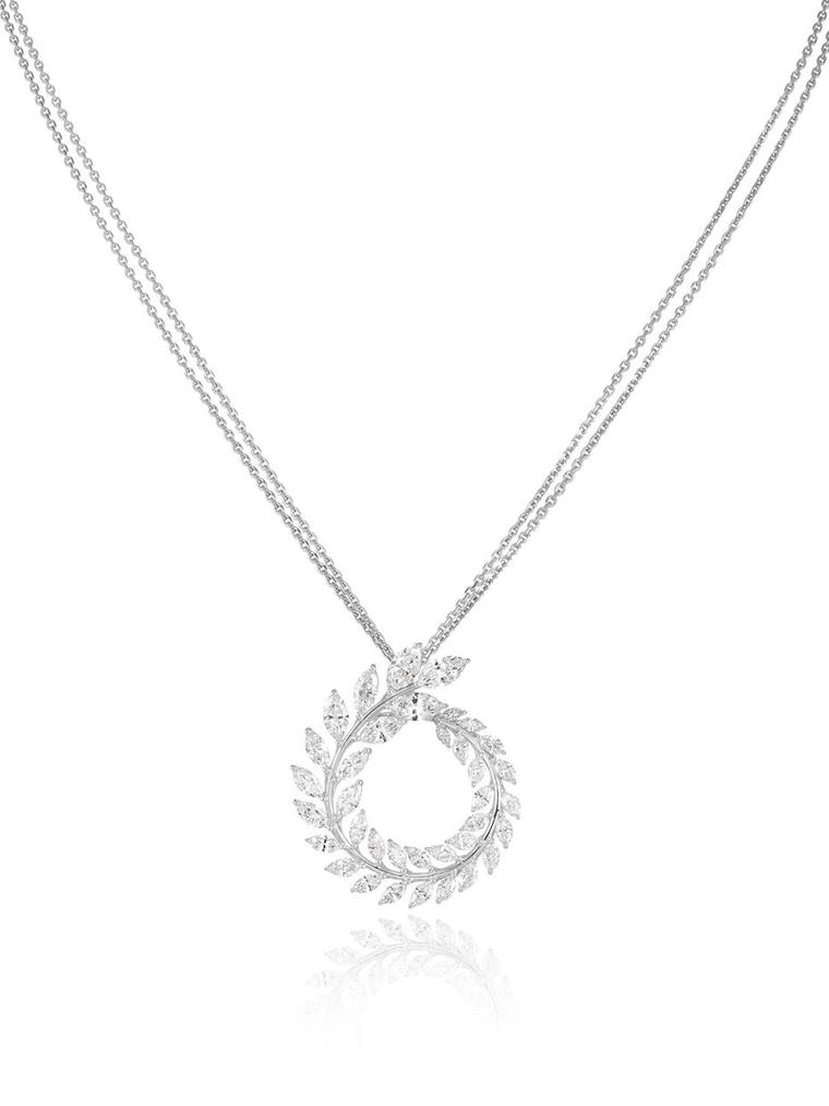 Chopard diamond necklace from the new Green Carpet collection, made from Fairmined gold.
