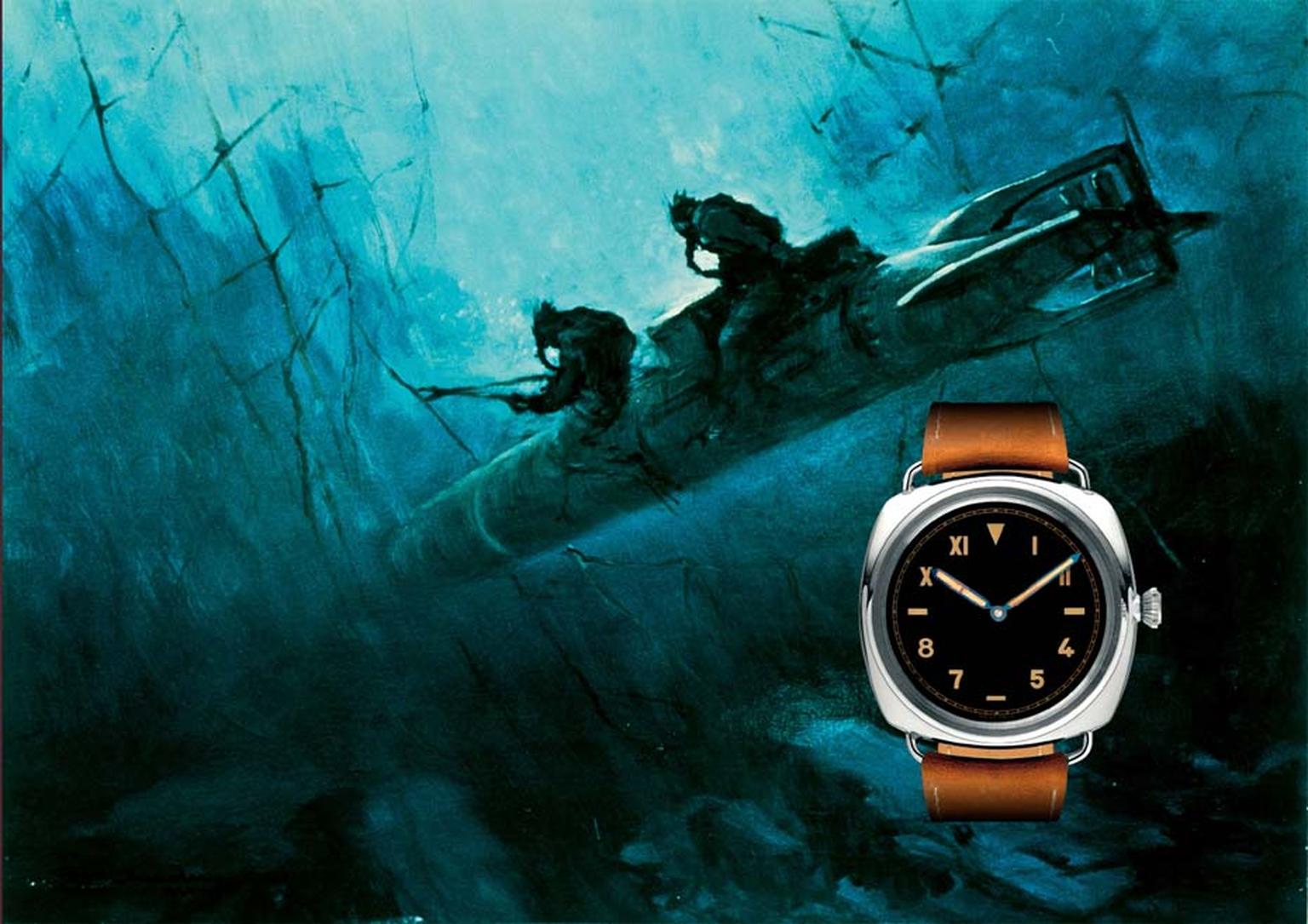Panerai was the top secret purveyor to Italy's Royal Navy of precision underwater instruments that glowed in the dark. Covert stealth operations included the 1941 Raid on Alexandria in which frogmen mounted on their submersible torpedoes placed limpet min