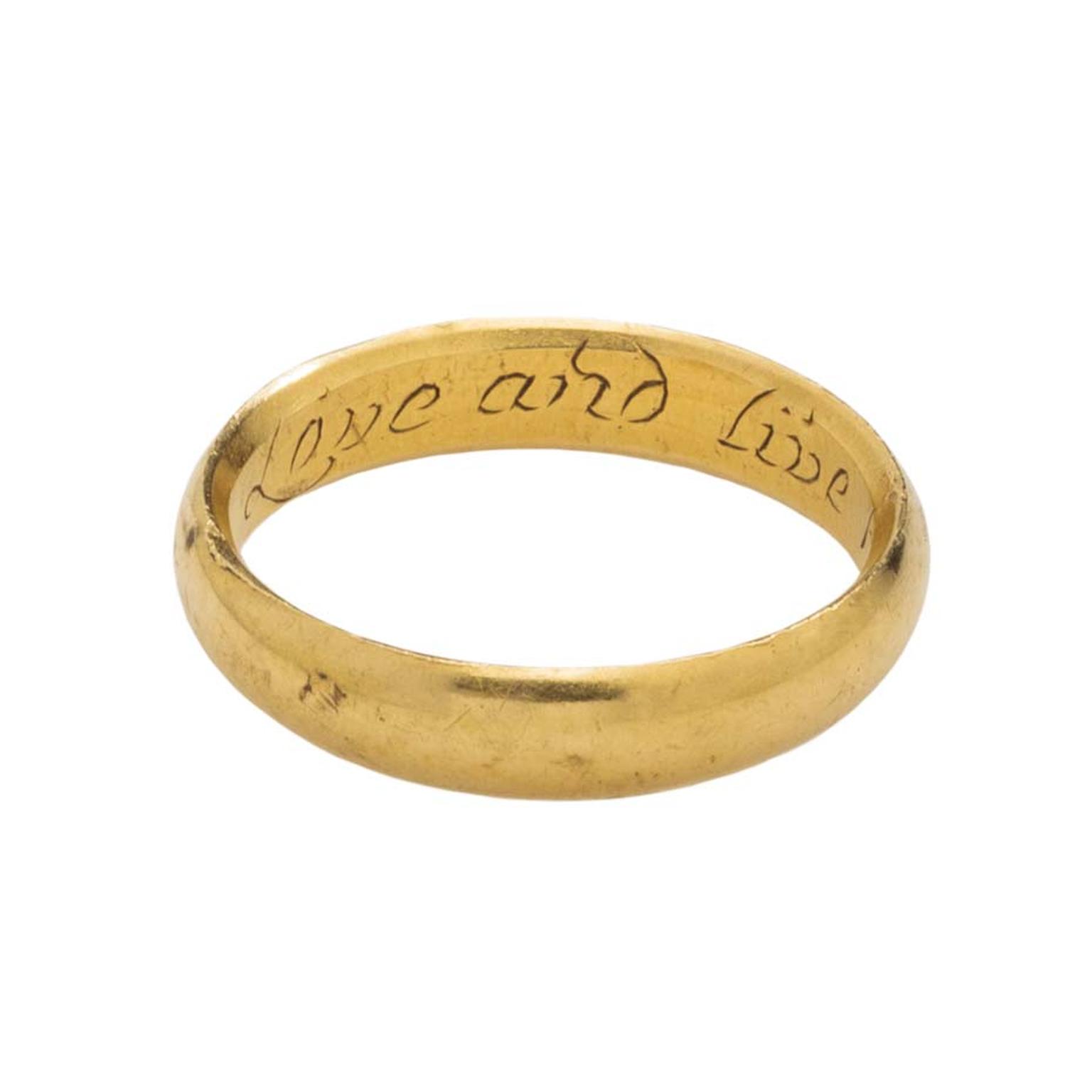 Treasures and Talismans Exhibition_Love and Live happy gold ring.jpg